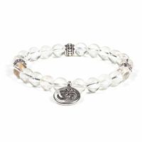 Mala Armband Bergkristal Elastisch met Ohm