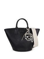 Karl Lagerfeld sac cabas Ikonik perforé - Noir