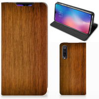 Xiaomi Mi 9 Book Wallet Case Donker Hout