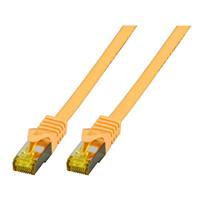 EFB-Elektronik RJ45-patchkabel S/FT, Cat.6A, LSZH, Cat.7 ruwe kabel, 1m, geel