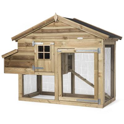 Voldux Konijnenhok Nova Rechts 215 x 90 x 155 cm Voldux Bruin