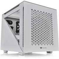 Thermaltake Divider 200 TG Air Snow Micro-ATX-pc-behuizing, 2 x gehard 3 mm glazen zijpaneel, mesh-paneel, wit