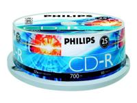 Philips Cd-R 700Mb 52Xspeed Spindle 25 Stuks