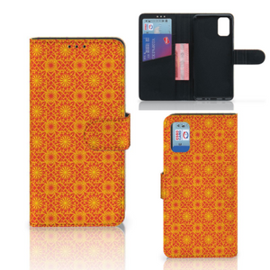 Samsung Galaxy A41 Telefoon Hoesje Batik Oranje