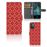 Nokia G11 | G21 Telefoon Hoesje Batik Rood