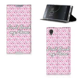 Sony Xperia L1 Design Case Flowers Pink DTMP