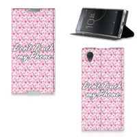 Sony Xperia L1 Design Case Flowers Pink DTMP - thumbnail