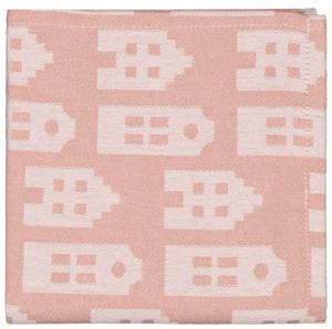 HEMA Theedoek 65x65 Katoen Roze Huisjes (roze)