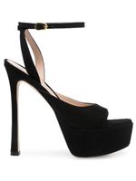 Stuart Weitzman sandales Tia Hollywood 145 mm à plateforme - Noir