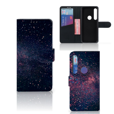 Motorola Moto G8 Plus Book Case Stars