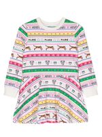 Kenzo Kids robe à imprimé graphique - Rose