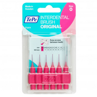 TePe Interdentale Ragers Original 0.4 mm roze - 6 stuks