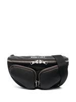 Bimba y Lola petit sac banane Pocket en cuir - Noir