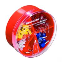 Weidmüller 9025390000 Assortiment dubbele adereindhulzen 0.5 mm², 0.75 mm², 1 mm², 1.5 mm², 2.5 mm² Deels geïsoleerd Oranje, Wit, Geel, Rood, Blauw 220 stuk(s) - thumbnail