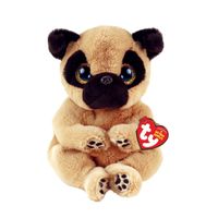 TY Beanie Babies Knuffel Mops Izzy 15 cm - thumbnail