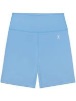 Sporty & Rich Runner logo-print shorts - Bleu - thumbnail