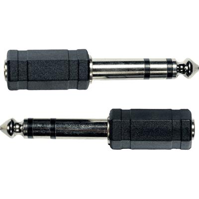 Yellow Cable AD04 6.3 mm jack male TRS - 3.5 mm female verloop (2 stuks) Yellow Cable AD04 6.3 mm jack male TRS - 3.5 mm female verloop (2 stuks)