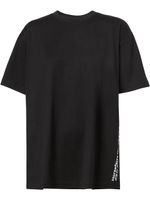 Burberry t-shirt à logo imprimé - Noir