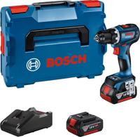 Bosch Professional GSR 18V-90 C 06019K6006 Accu-schroefmachine, Accu-schroefboormachine 18 V 5.0 Ah Li-ion Brushless, Incl. 2 accus, Incl. lader, Incl. koffer - thumbnail