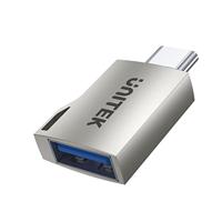 Unitek Adapter USB-A naar USB-C 3.1 Gen1 A1025GNI / USB 3.0 5Gbps SuperSpeed ​ / ondersteunt OTG/zinklegering behuizing/kleur: zilver/overdrachtssnelheid 5 Gbps