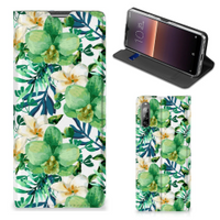 Sony Xperia L4 Smart Cover Orchidee Groen - thumbnail