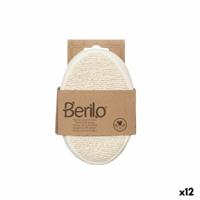 Lichaamsspons Berilo B7081-8 Wit Beige 15 x 5 x 10 cm (12 Stuks)