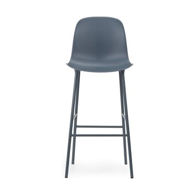 Normann Copenhagen Form barkruk hoge rug H75 cm blue Normann Copenhagen Form barkruk hoge rug H75 cm blue