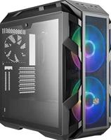Cooler Master MasterCase H500M ARGB - PC behuizing met dual 200mm fans voor high-volume airflow, 4 panelen van gehard glas, geavanceerde ondersteuning