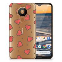 Nokia 5.3 TPU bumper Hearts - thumbnail