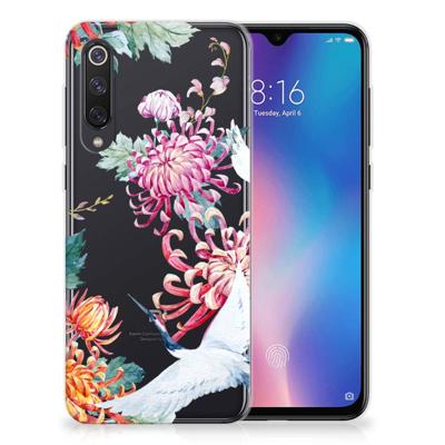 Xiaomi Mi 9 SE TPU Hoesje Bird Flowers