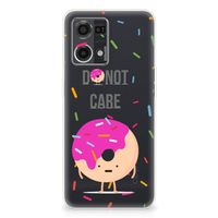 OPPO Reno7 4G Siliconen Case Donut Roze - thumbnail