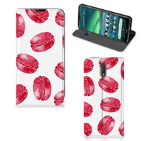 Nokia 2.3 Flip Style Cover Pink Macarons - thumbnail