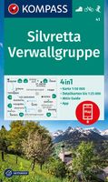 Wandelkaart 41 Silvretta - Verwallgruppe | Kompass - thumbnail