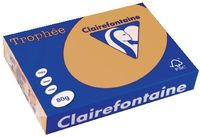 Clairefontaine Trophée gekleurd papier, A4, 80 g, 500 vel, mokkabruin - thumbnail