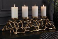 Elegante kaarsenhouder ABSTRACT 60cm goud voor 4 kaarsen - 41280