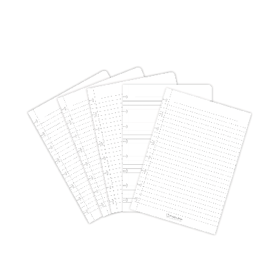 Correctbook Set Extra Pagina’s-A5 - lijntjes