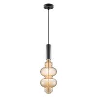 Home sweet home hanglamp Saga zwart Diabolo - amber