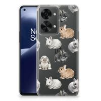 TPU Hoesje voor OnePlus Nord 2T Konijntjes