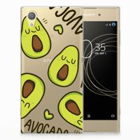 Sony Xperia XA1 Plus Telefoonhoesje met Naam Avocado Singing