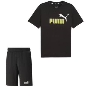 PUMA Essentials+ 2 Logo Zomerset Zwart Lichtgeel Wit GrijsPUMA Essentials+ 2 Logo Zomerset Zwart Lichtgeel Wit Grijs