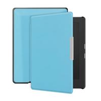 Lunso - Geschikt voor Kobo Aura H20 Edition 1 hoes (6.8 inch) - sleep cover - Lichtblauw