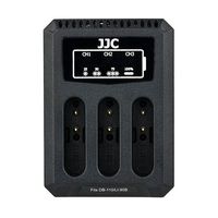 JJC DCH-DB110 USB Dual Battery Charger (voor Ricoh DB-110/Olympus LI-90B)