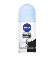 Nivea Deoroller Black & White Invisible Pure - 50 ml