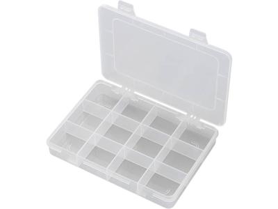 TRU COMPONENTS E-110 Assortimentsdoos (l x b x h) 184 x 124 x 25 mm Aantal vakken: 12 Vaste onderverdeling Inhoud 1 stuk(s) TRU COMPONENTS E-110 Assortimentsdoos (l x b x h) 184 x 124 x 25 mm Aantal vakken: 12 Vaste onderverdeling Inhoud 1 stuk(s)