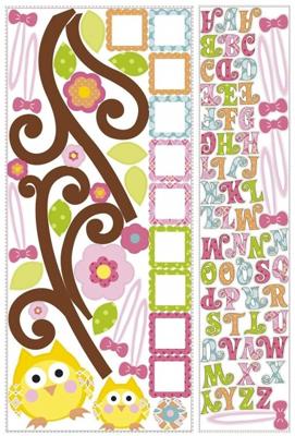 RoomMates muurstickers Uilen vinyl 98 stuks RoomMates muurstickers Uilen vinyl 98 stuks