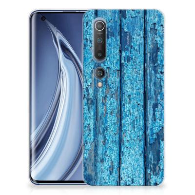 Xiaomi Mi 10 Pro Bumper Hoesje Wood Blue