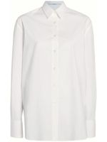 Another Tomorrow chemise en coton biologique - Blanc - thumbnail