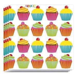 20x Cupcake servetten   -