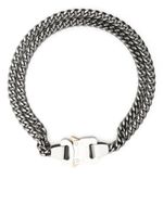 1017 ALYX 9SM collier à doucle chaîne - Argent