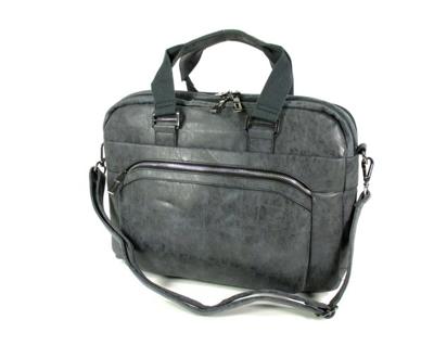 2 vaks PU laptop-tablettas schoudertas ELIANA zwart